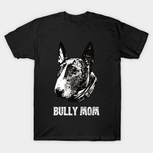 Brindle Bull Terrier Mom T-Shirt